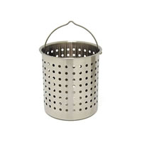 Bayou Classic 36 Quart Stainless Steel Perforated Basket (B136) / Bayou Classic 36 Quart Stainless Steel Perforated