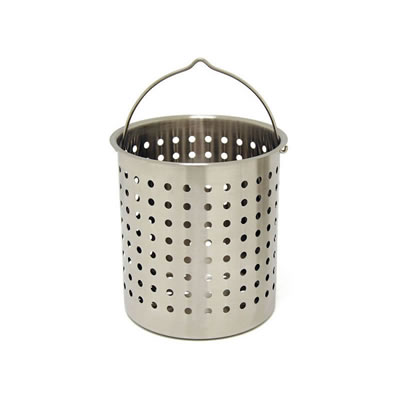 Bayou Classic 44 Quart Stainless Steel Perforated Basket (B144)
