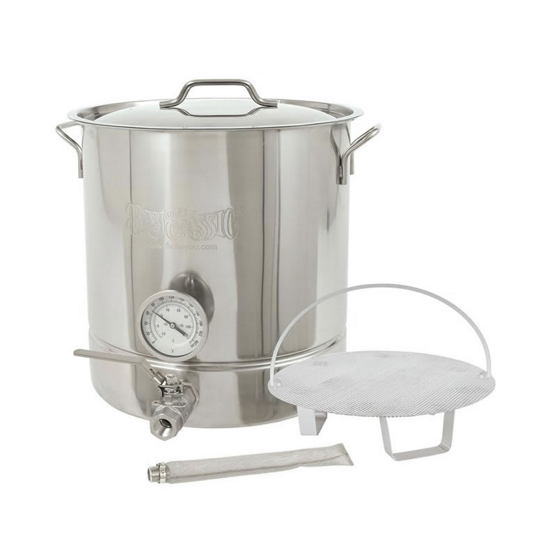 Bayou Classic 800-416 16 Gallon Stainless Steel 6 Piece Brew Kettle 